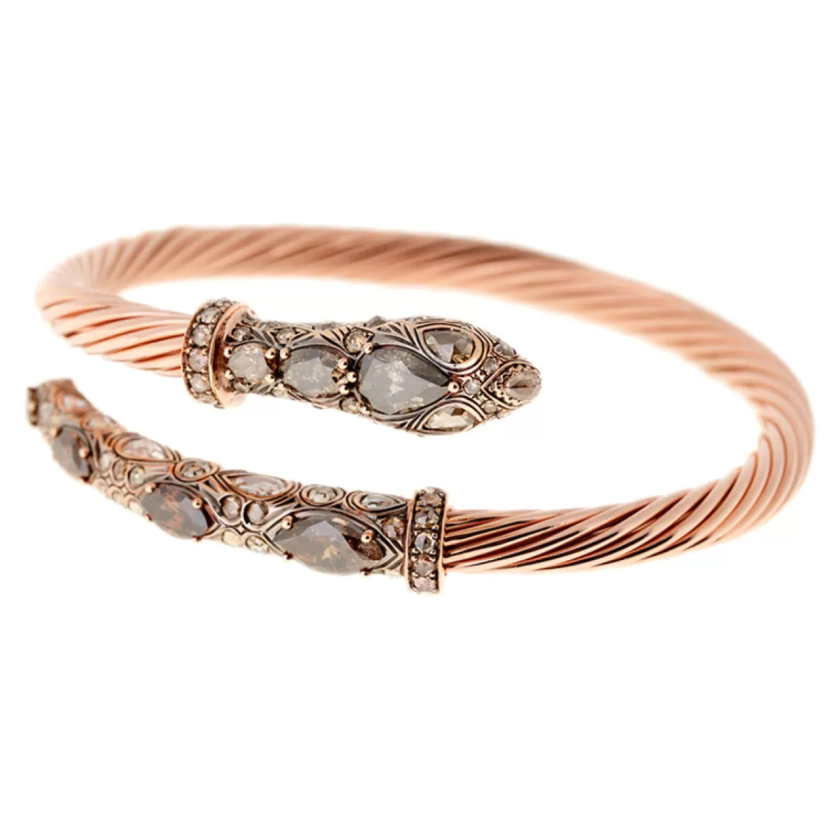 Selim Mouzannar Bracelets-Basilik Braceletbrown Diamonds