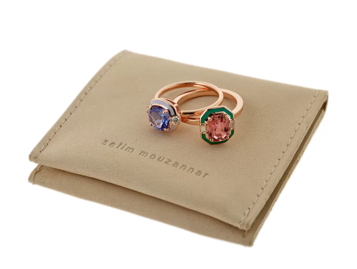 Selim Mouzannar Rings-Gemma Ringpink Tourmalines - Diamonds