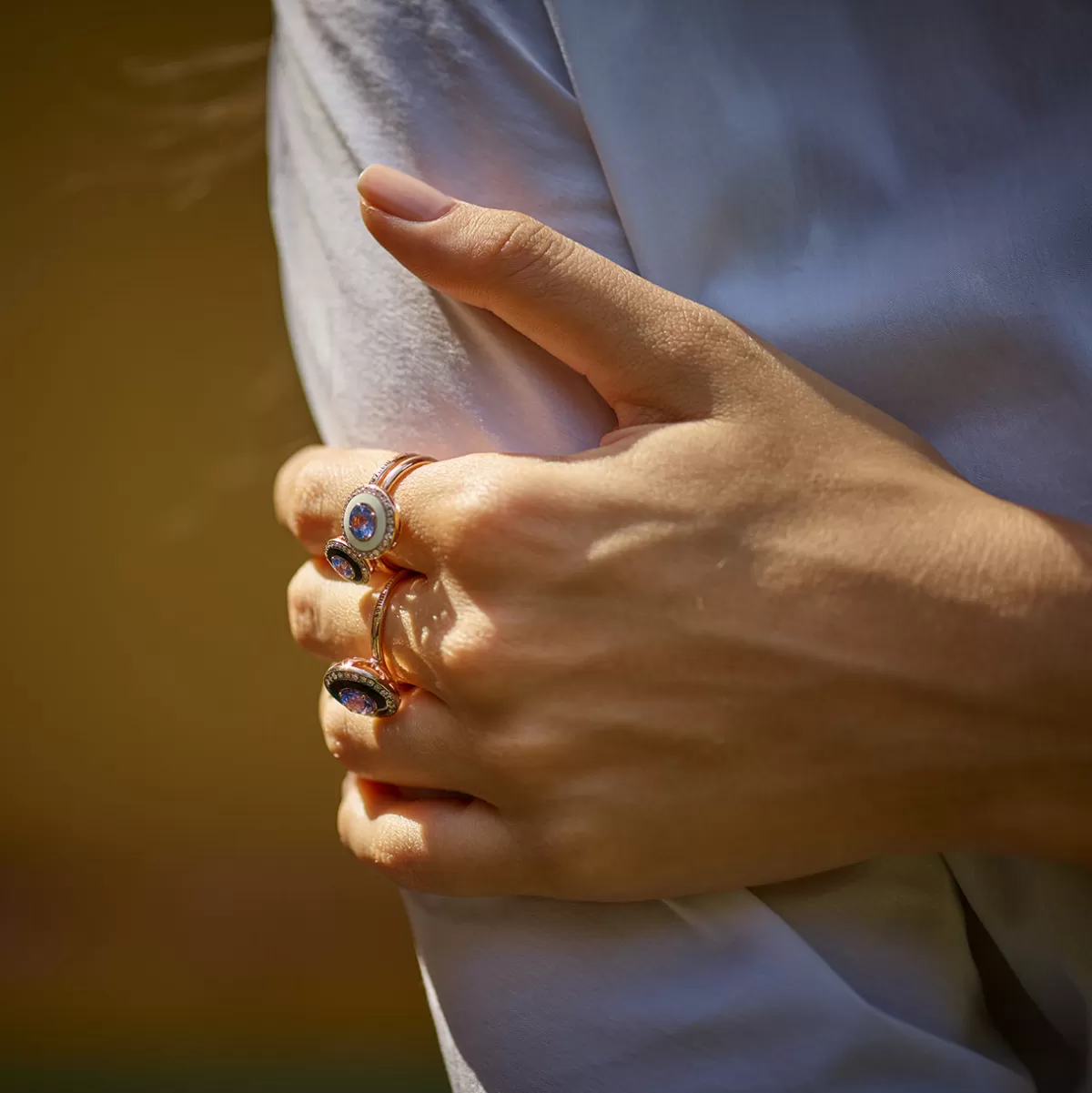 Selim Mouzannar Rings-Mina Black Ringdiamonds