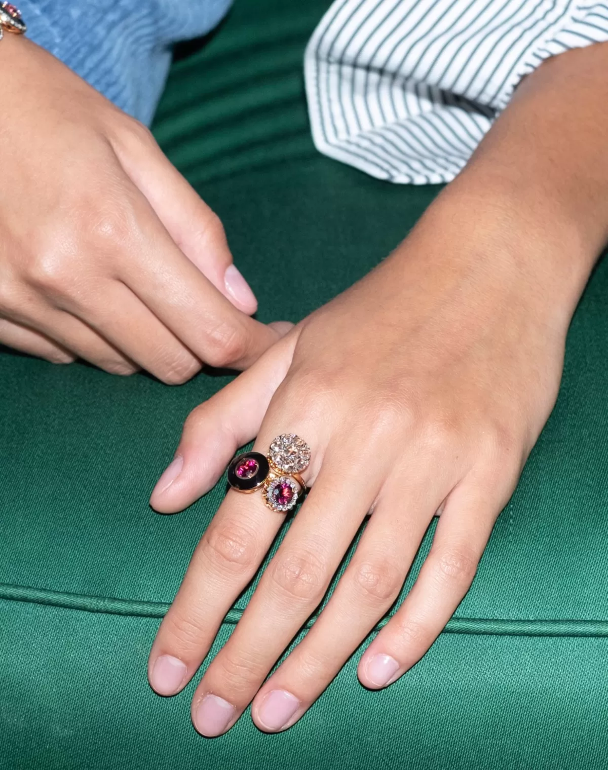 Selim Mouzannar Rings-Mina Black Ringrhodolite